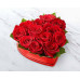 RED ROSES IN A BOX
